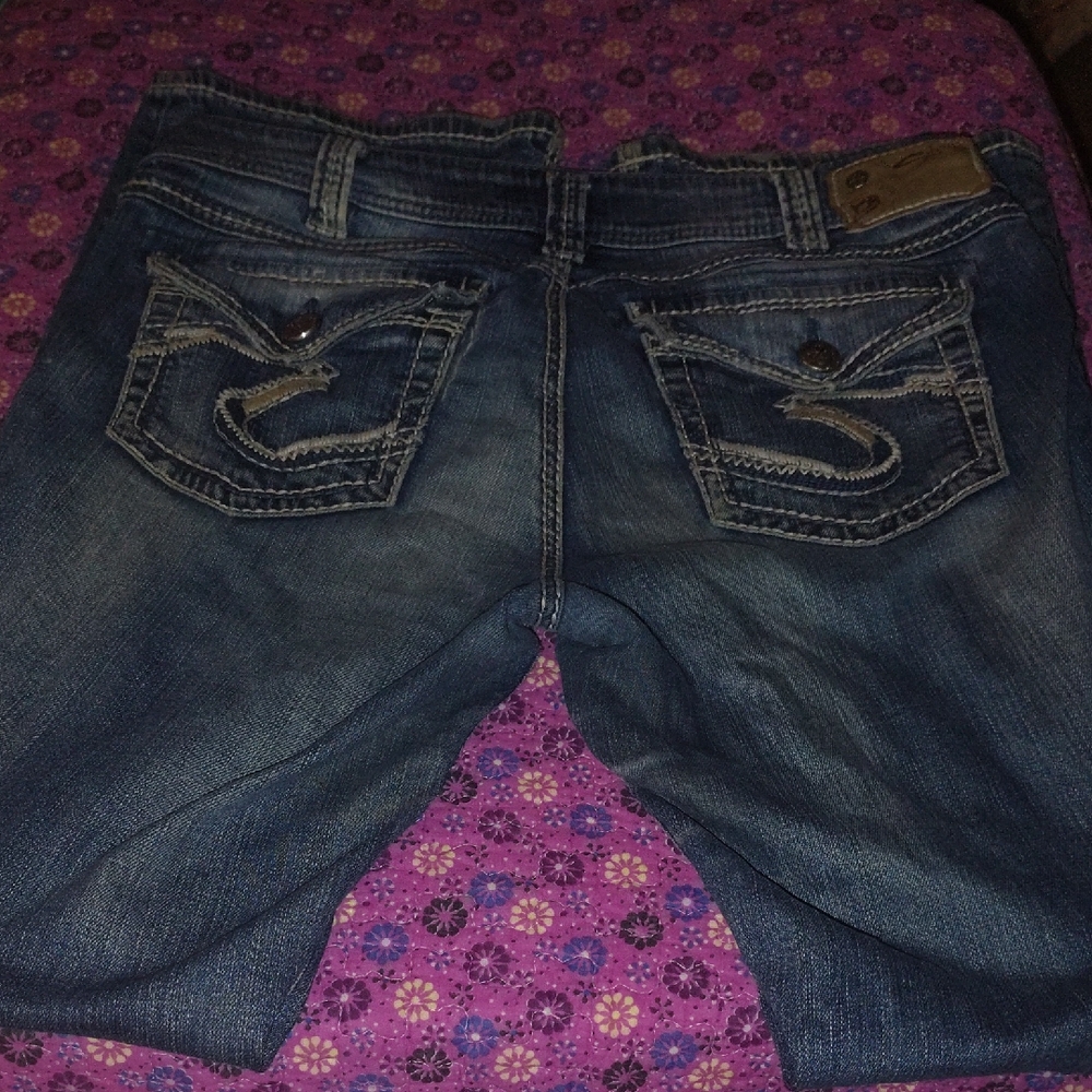 Silver Jeans Dark Blue Denim